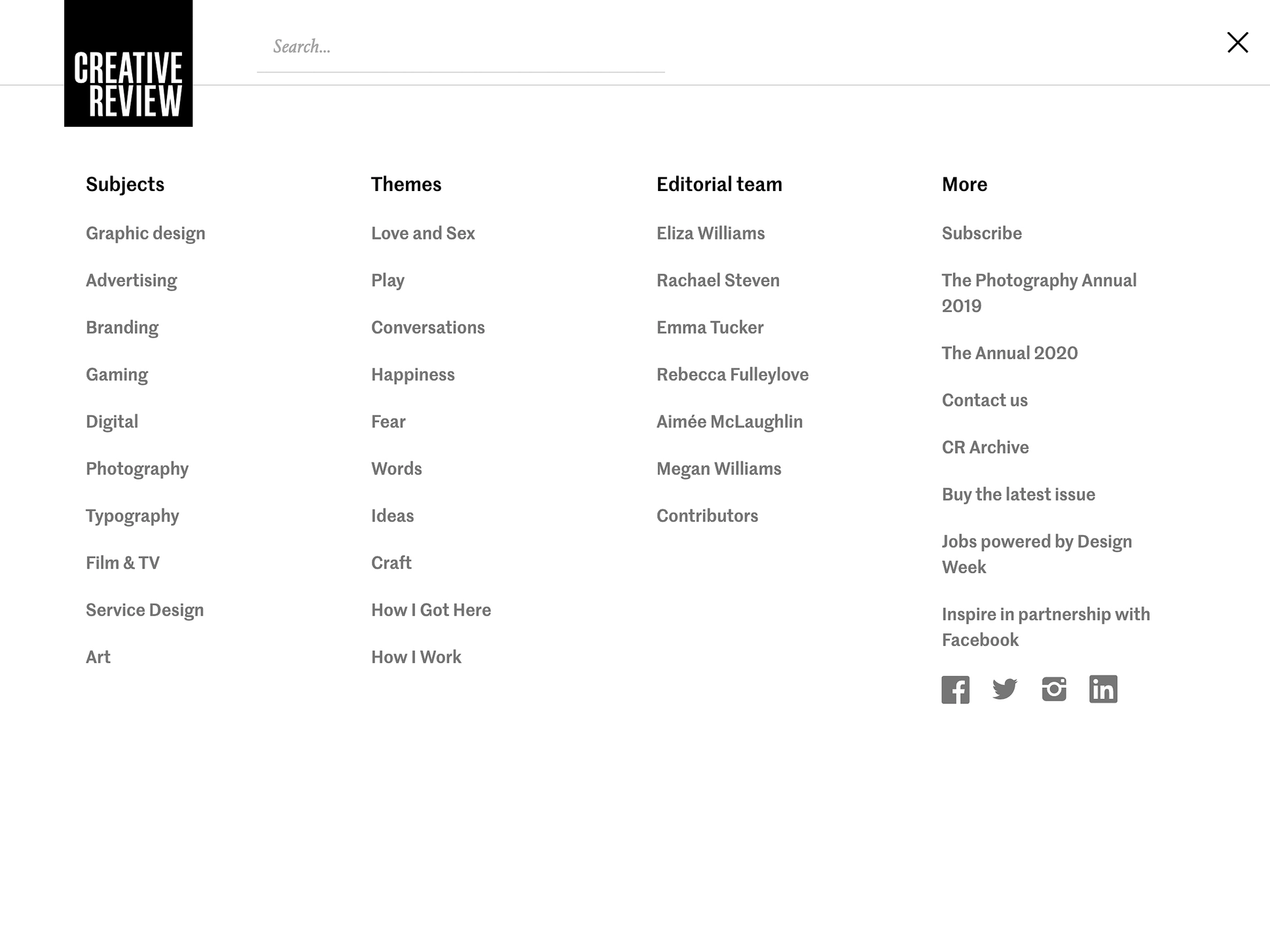 Creative Review project screenshot 2