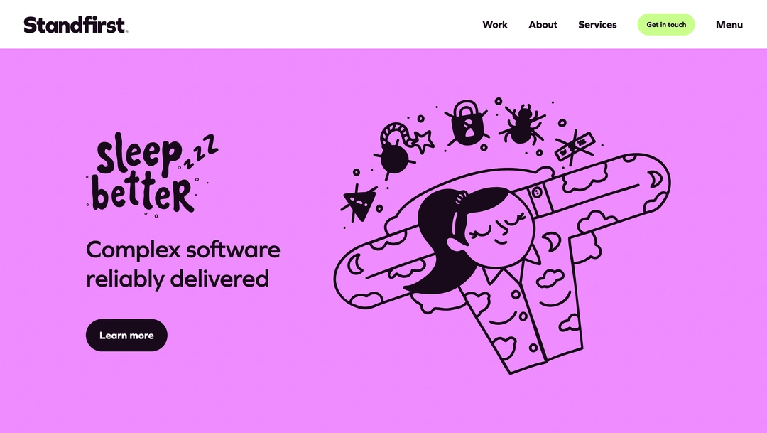 Standfirst project screenshot 1